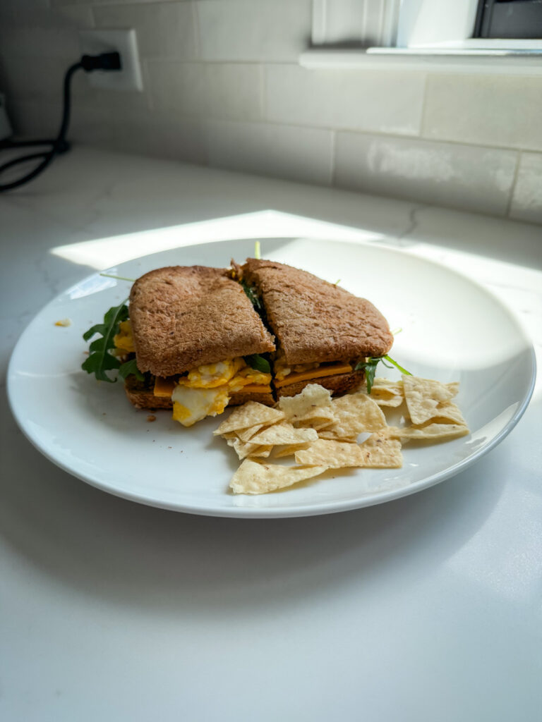 Scrambled Egg Sando | Lately Milk, Honey & Gatsby