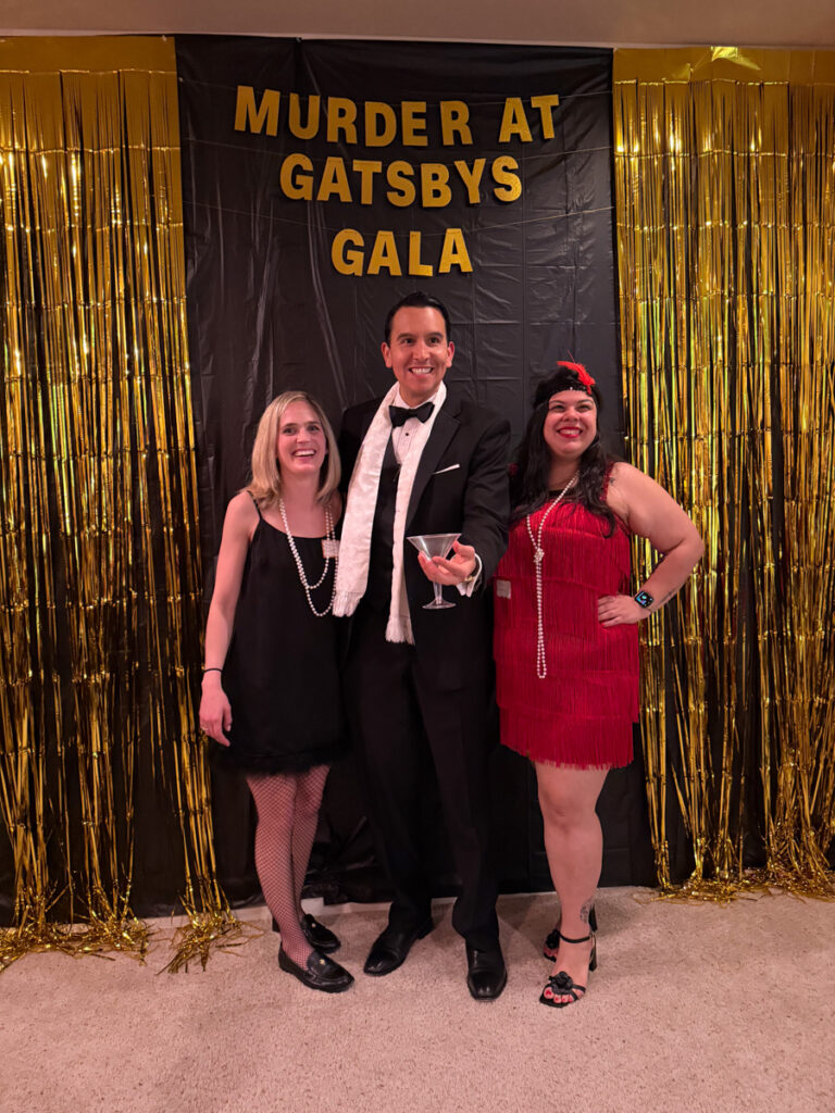 Murder at Gatsby's Gala concept