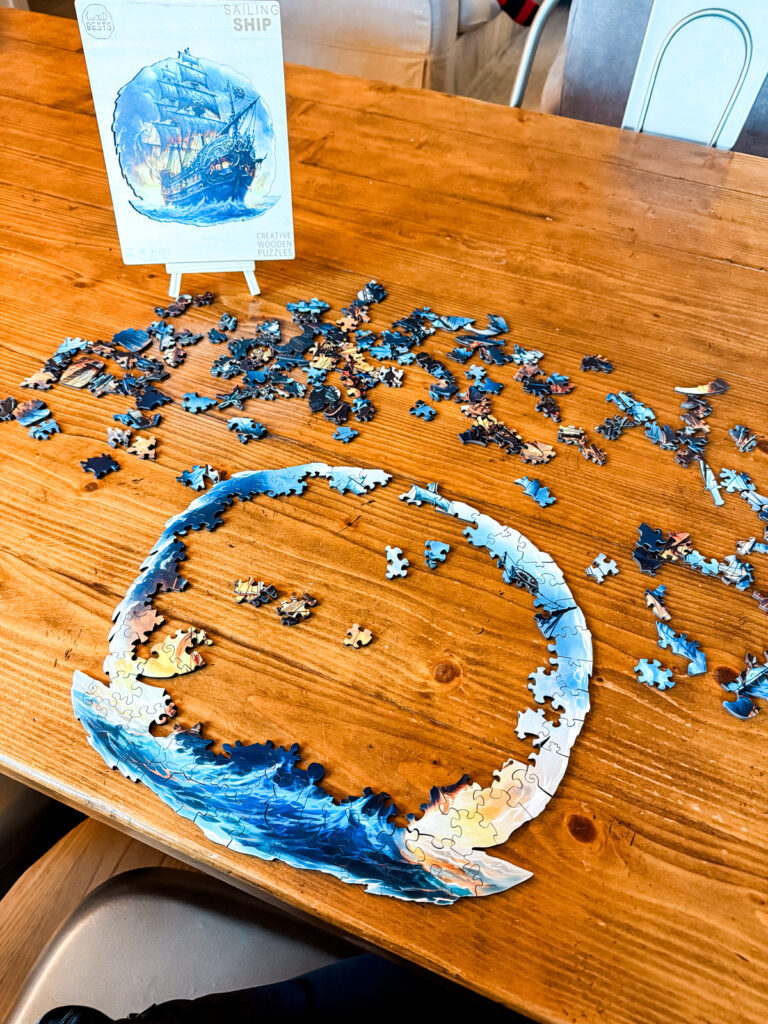 wooden puzzle again | Lately: Bubbles and Books