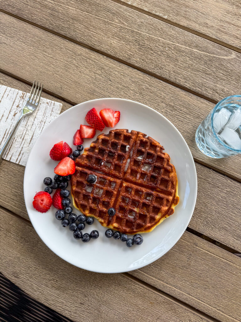 waffle breakfast | Lately: Bubbles and Books