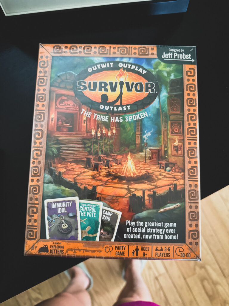 Survivor game | Lately: Bubbles and Books