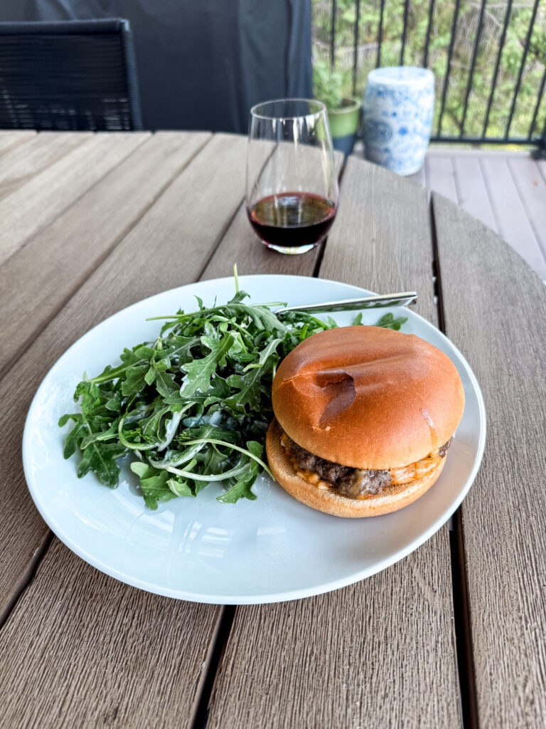 Blue Apron Pimento Cheese Burger