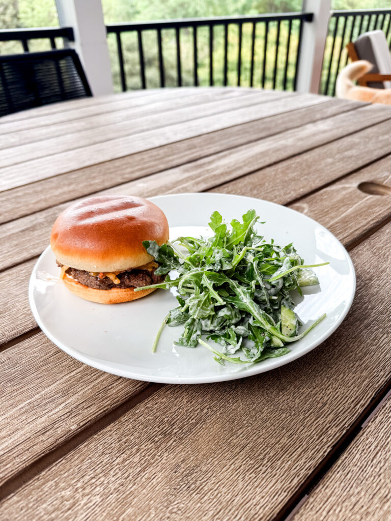Burger leftovers | Lately: Bubbles and Books