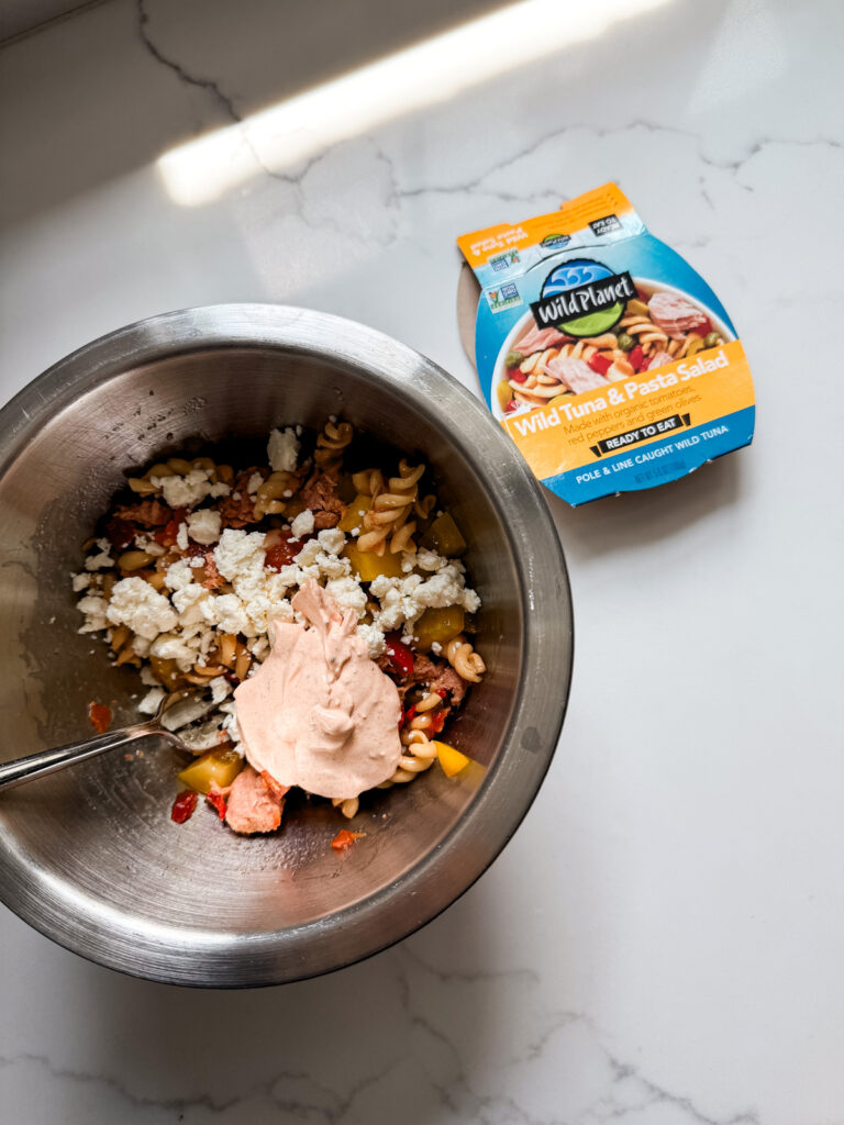 Wild Planet Pasta Salad, Jazzed Up