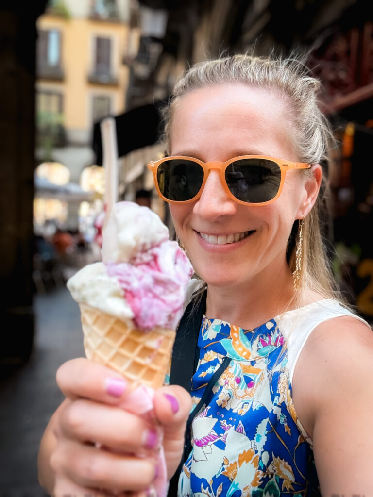 Barcelona Spain gelato