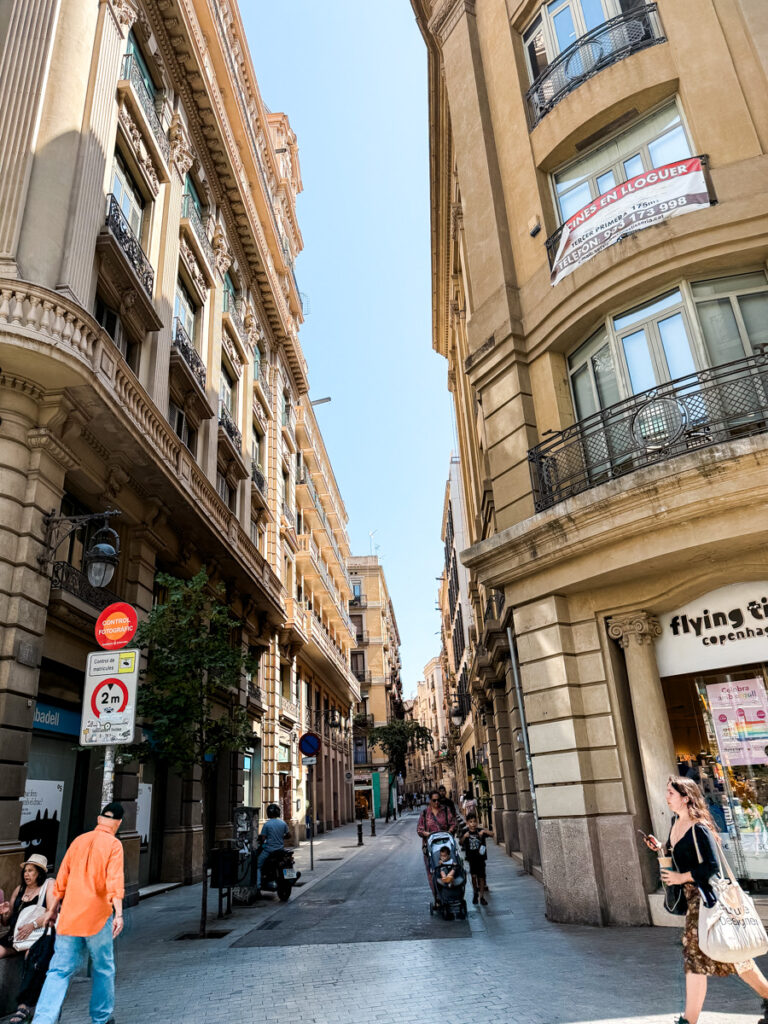 Barcelona Spain shopping