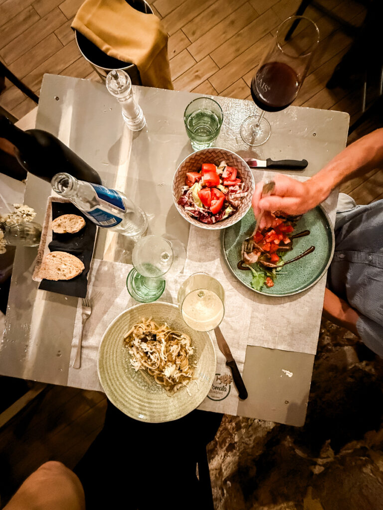 Pomata Bistro dinner