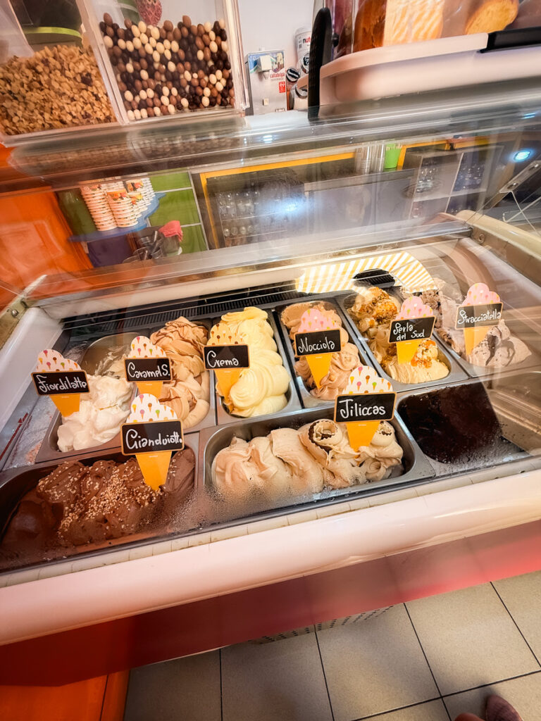 gelato flavors