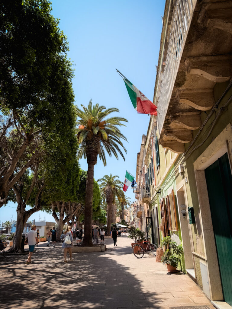 Carloforte Sardinia downtown