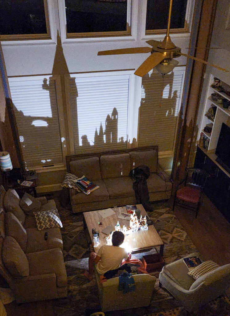 Harry Potter lego shadow