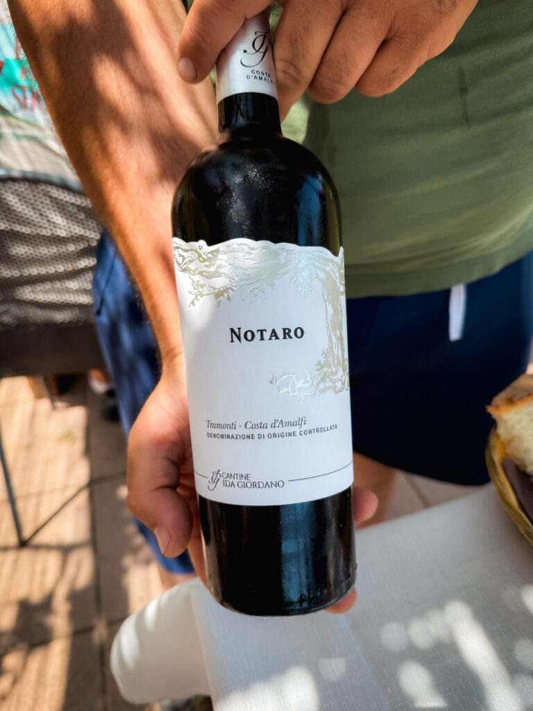 Notaro red wine