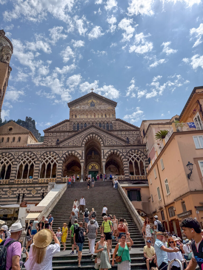 busy Amalfi Coast