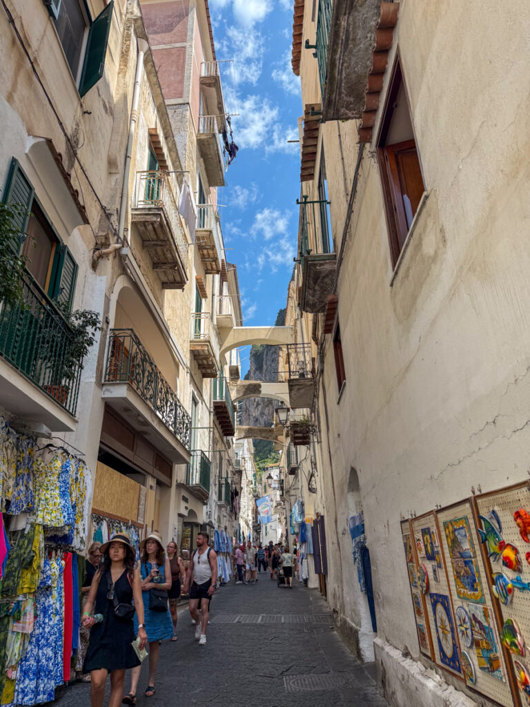 Amalfi Coast tourists