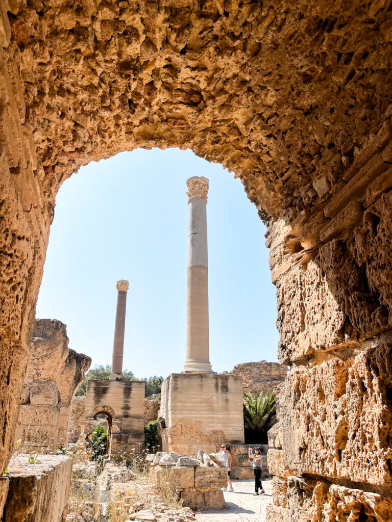 Tunis ruins of ancient Carthage