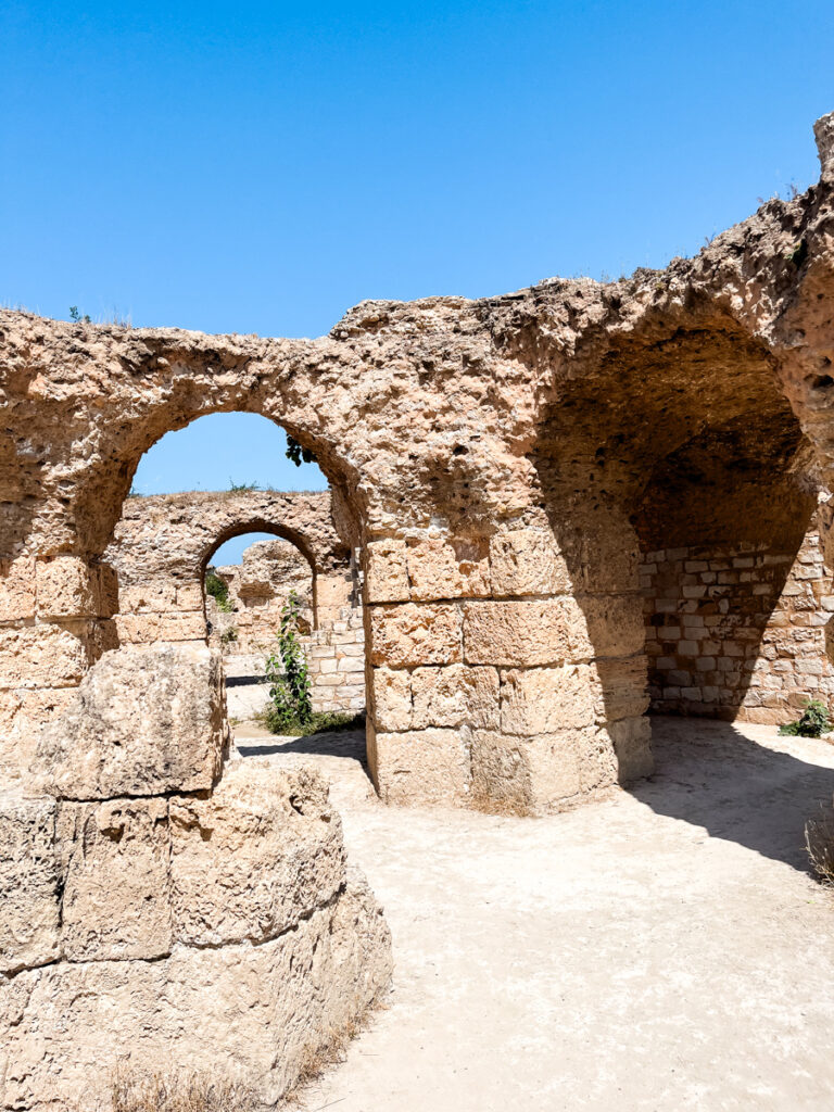 Tunis ruins of ancient Carthage