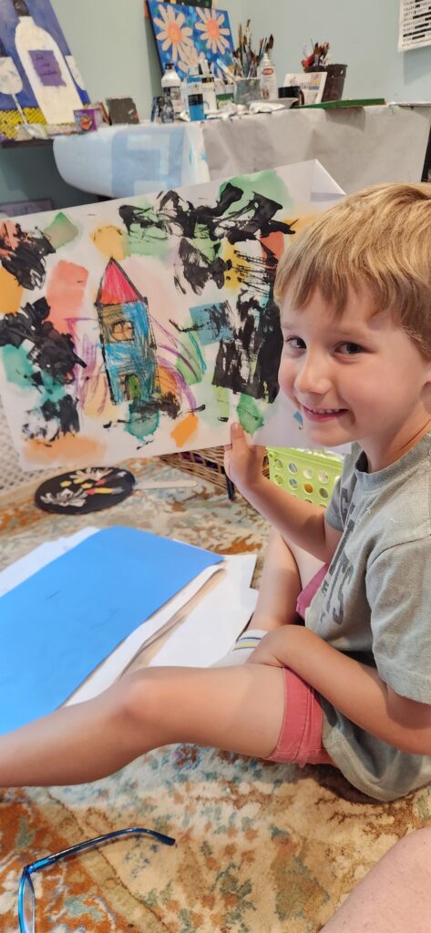 Birch kindergarten art collection