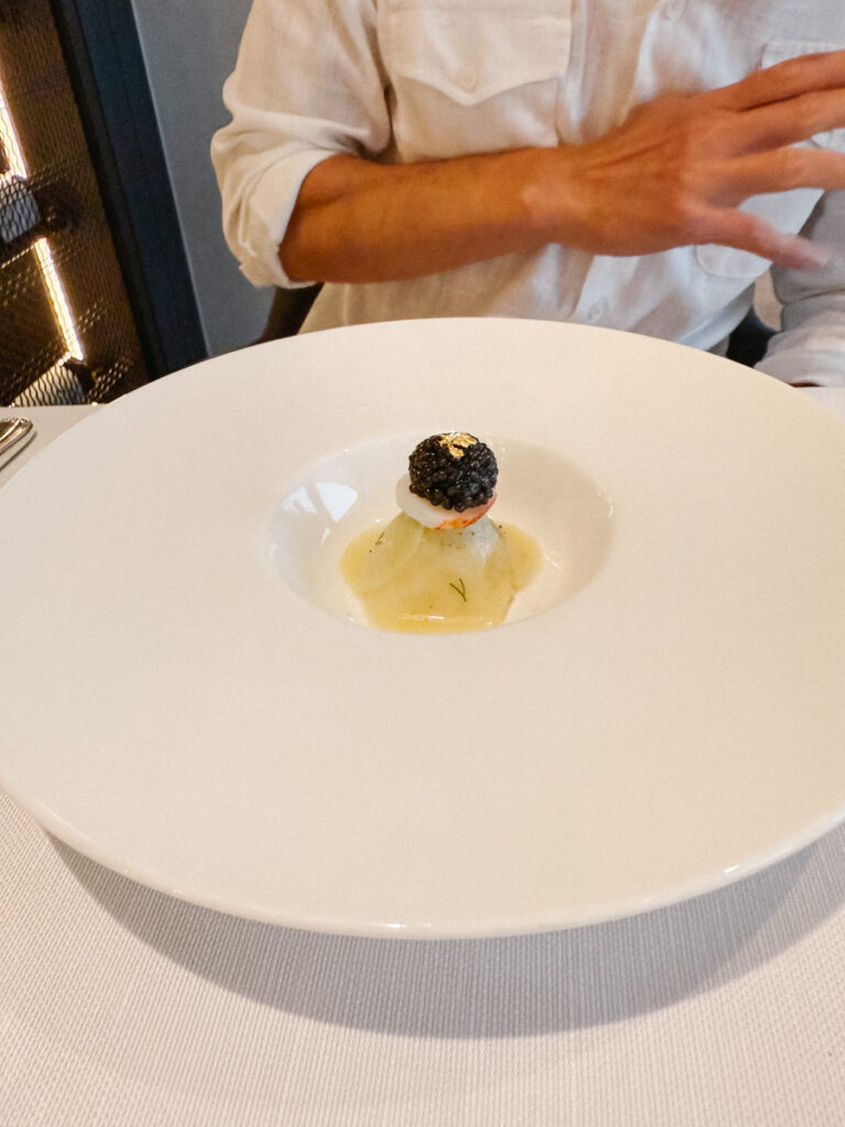 caviar with lobster