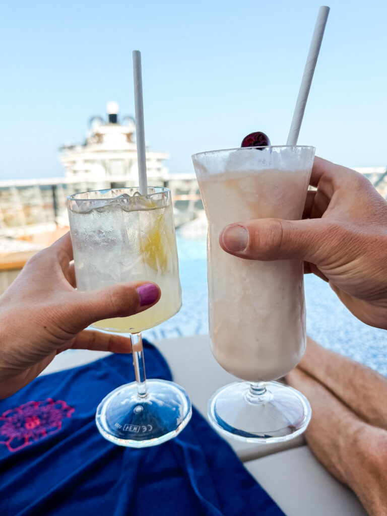 drinks on cruise