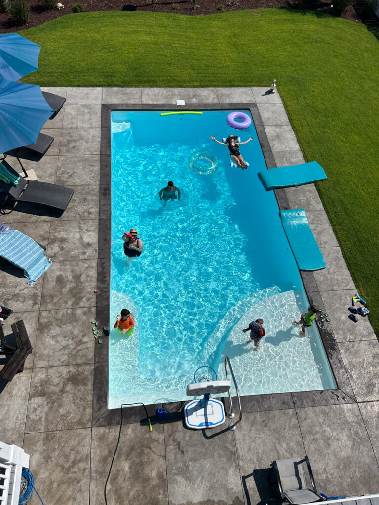 Craig Family Reunion pool time
