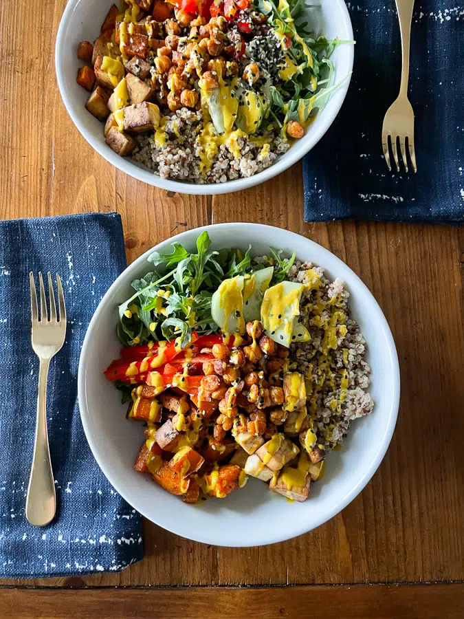 Chickpea Buddha Bowl with Greens