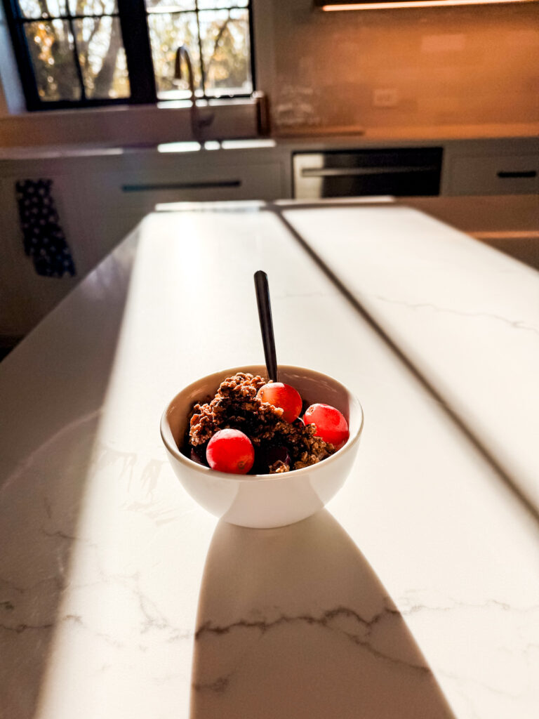 cottage cheese and grapes | All Things Autumn