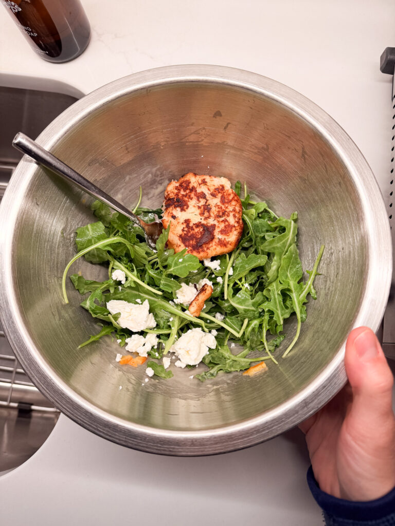 cod cake salad | All Things Autumn