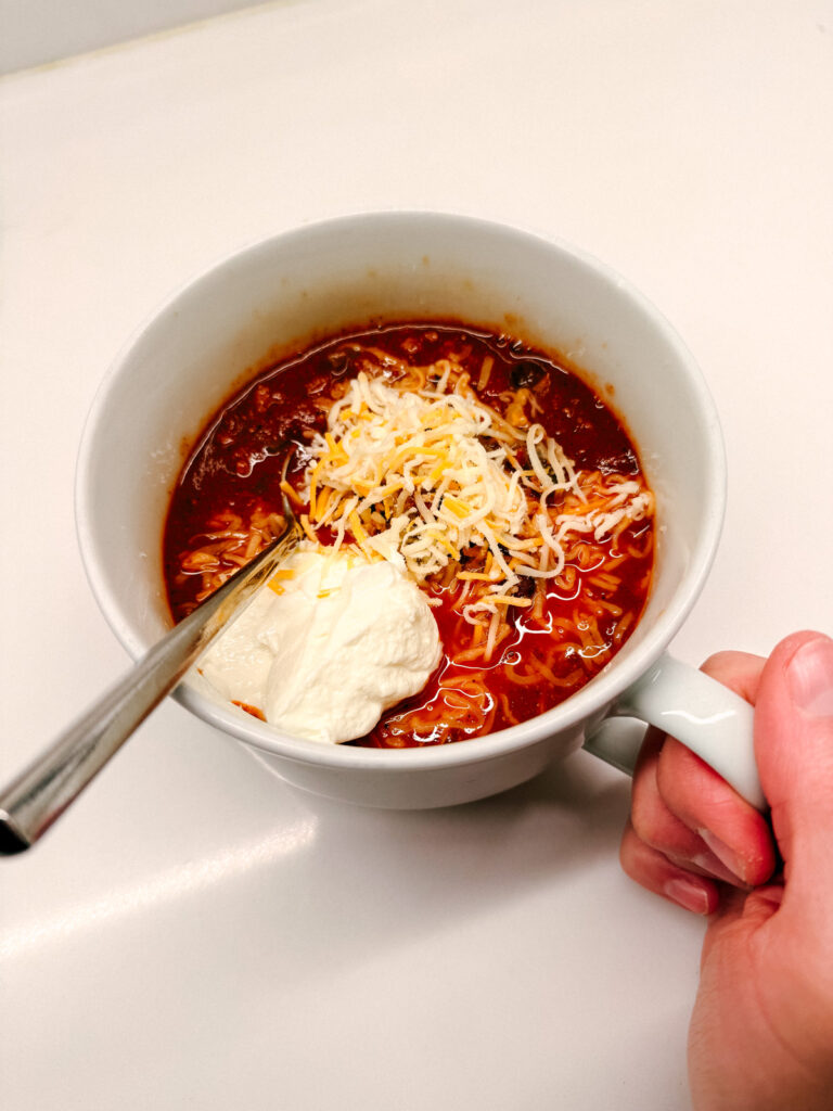 Homemade venison chili