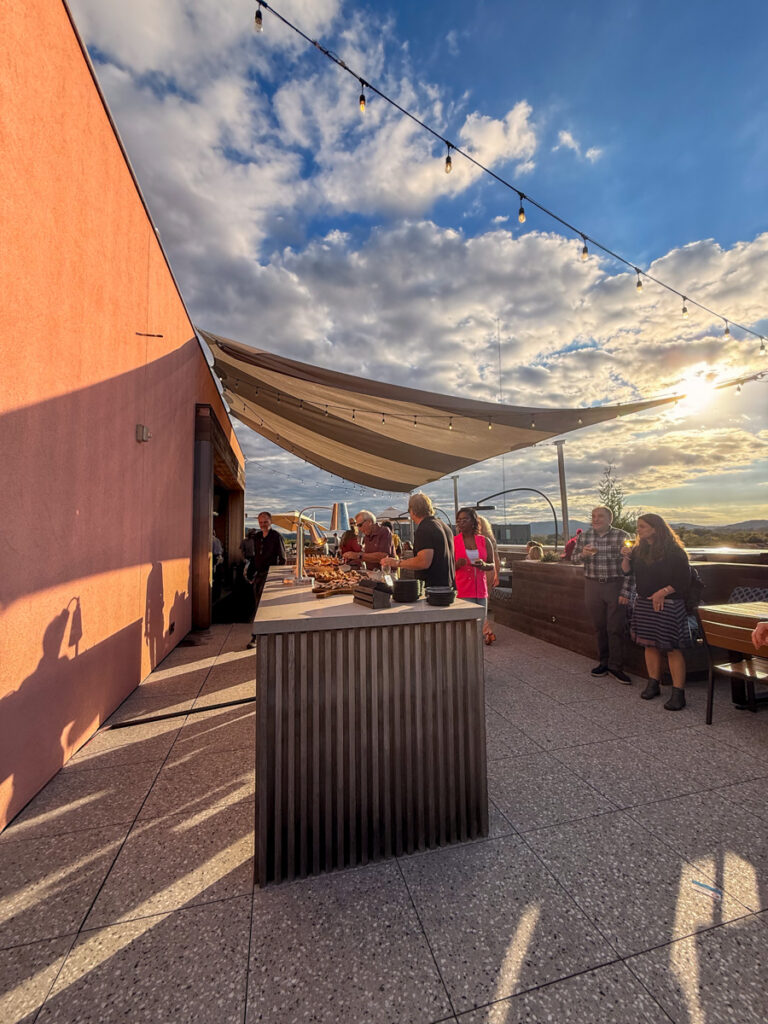 Up On The Roof party