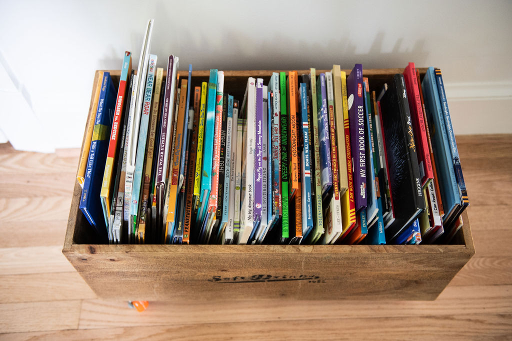 assortment of books