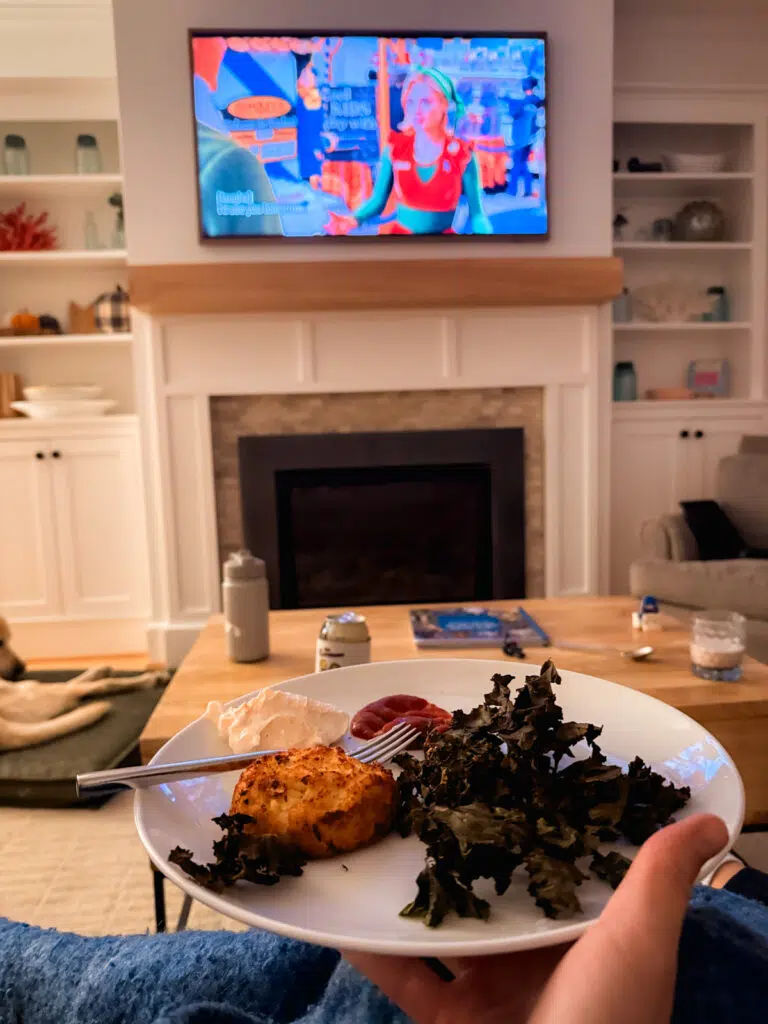 Cod Cake + Kale Chips + ELF