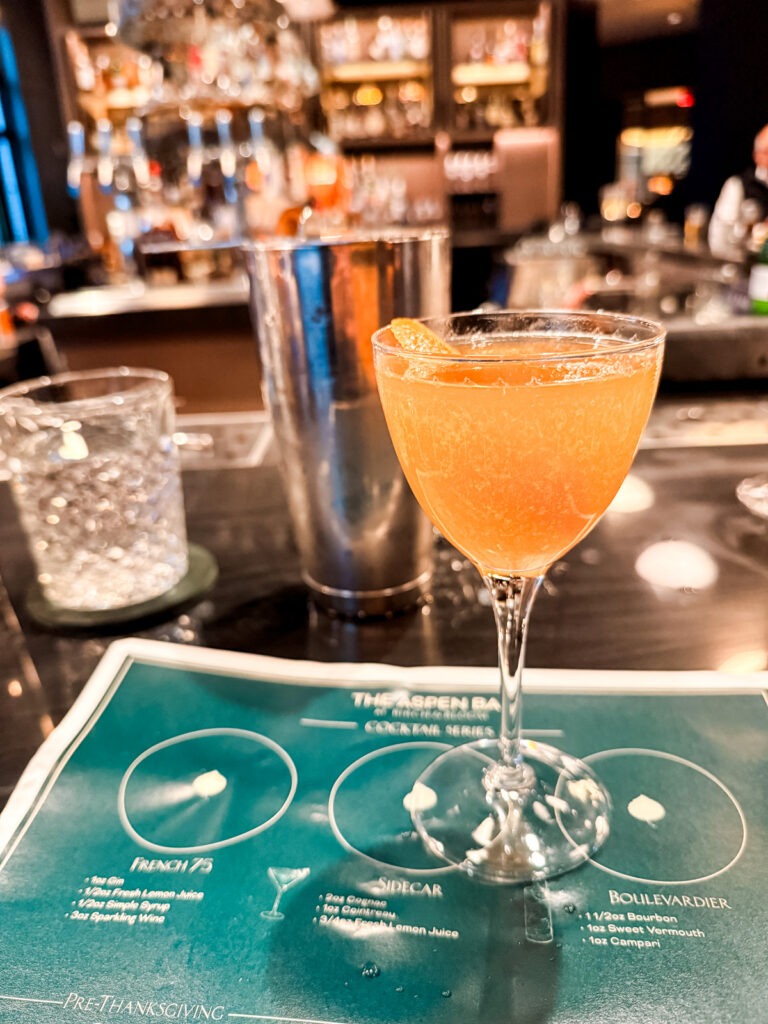 mixology class Kimpton Hotel mixology class at the Kimpton Hotel