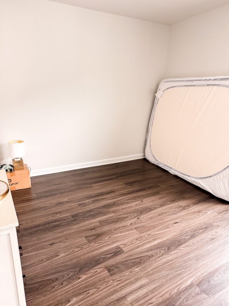 setting up a room