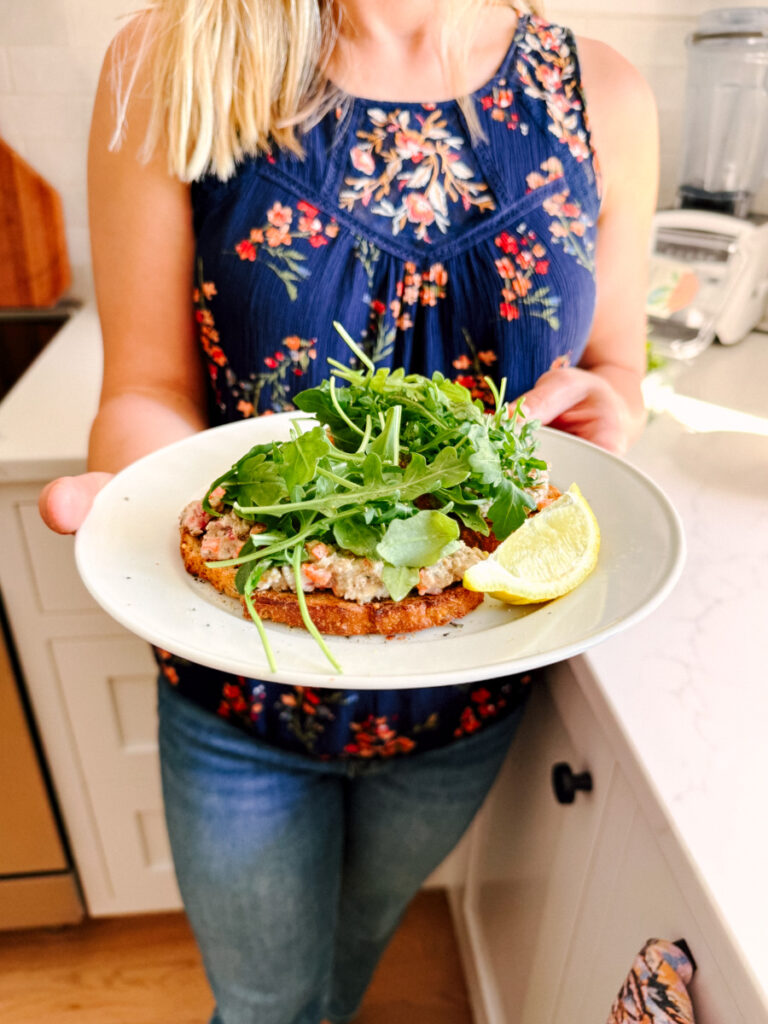 top with fresh herbs