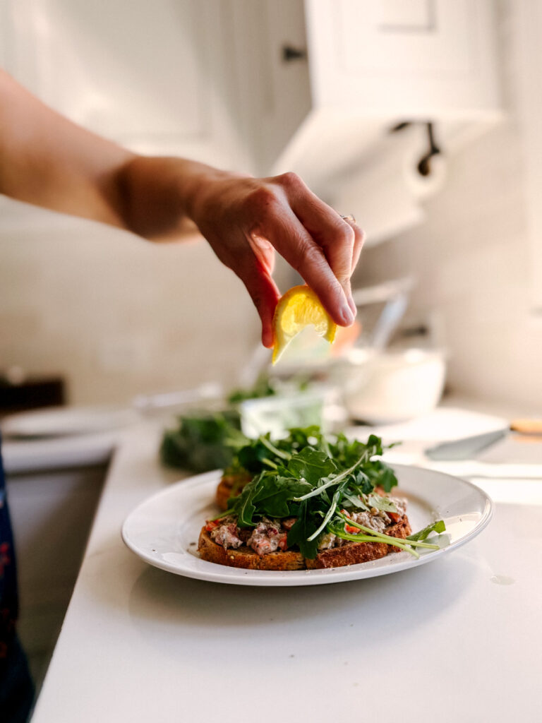 Sardines On Toast with a Citrus Twist