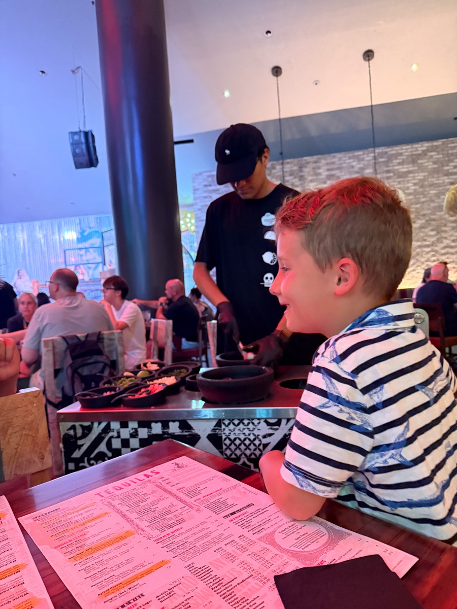 Tableside guacamole at Antojitos