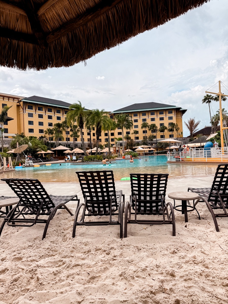 Royal Pacific pool beach area