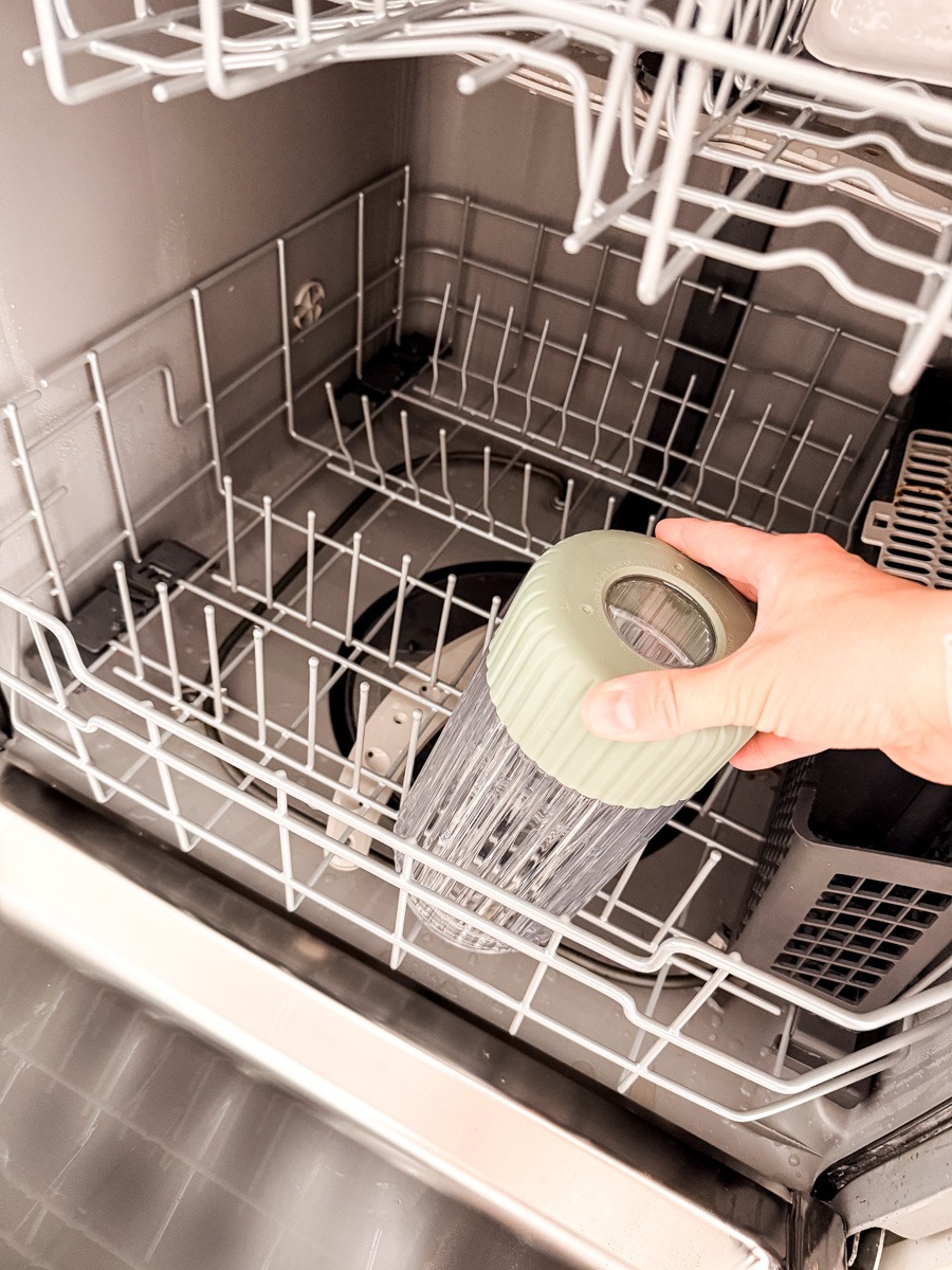 blender going into the dishwasher